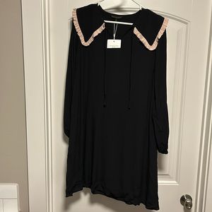 NWT Downeast Jess Ruffle collar dress can